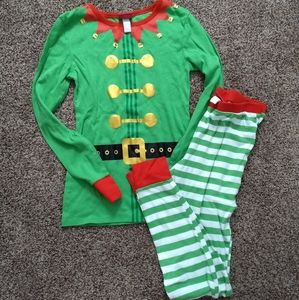 Striped Elf Christmas Pajamas